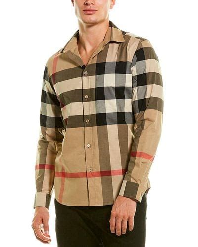 burberry bordeaux hemd|Burberry shirts for men.